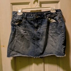 Denim Mini Skirt
